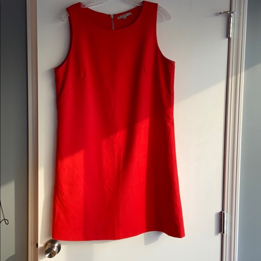 Gap Red / Orange Sleeveless Shift Dress size large
